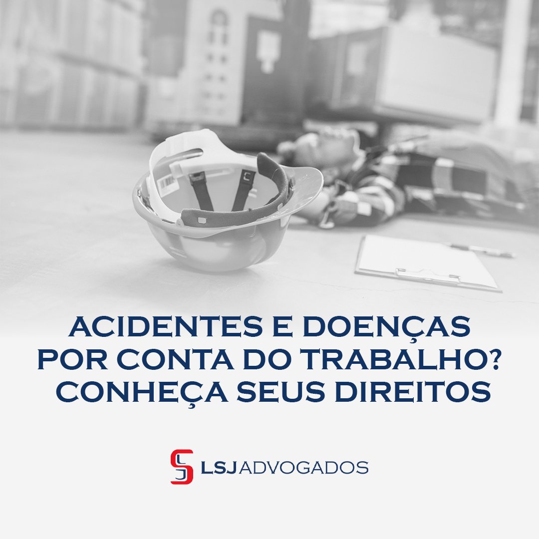 Você foi vítima de acidente no trabalho ou possui alguma doença relacionada ao seu trabalho?